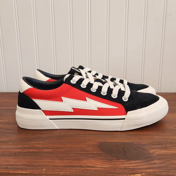 Revenge X Storm Size 7M/8.5W Vol. 2 Low-Top Red/Black/White Lightening Brand New - Picture 3 of 10